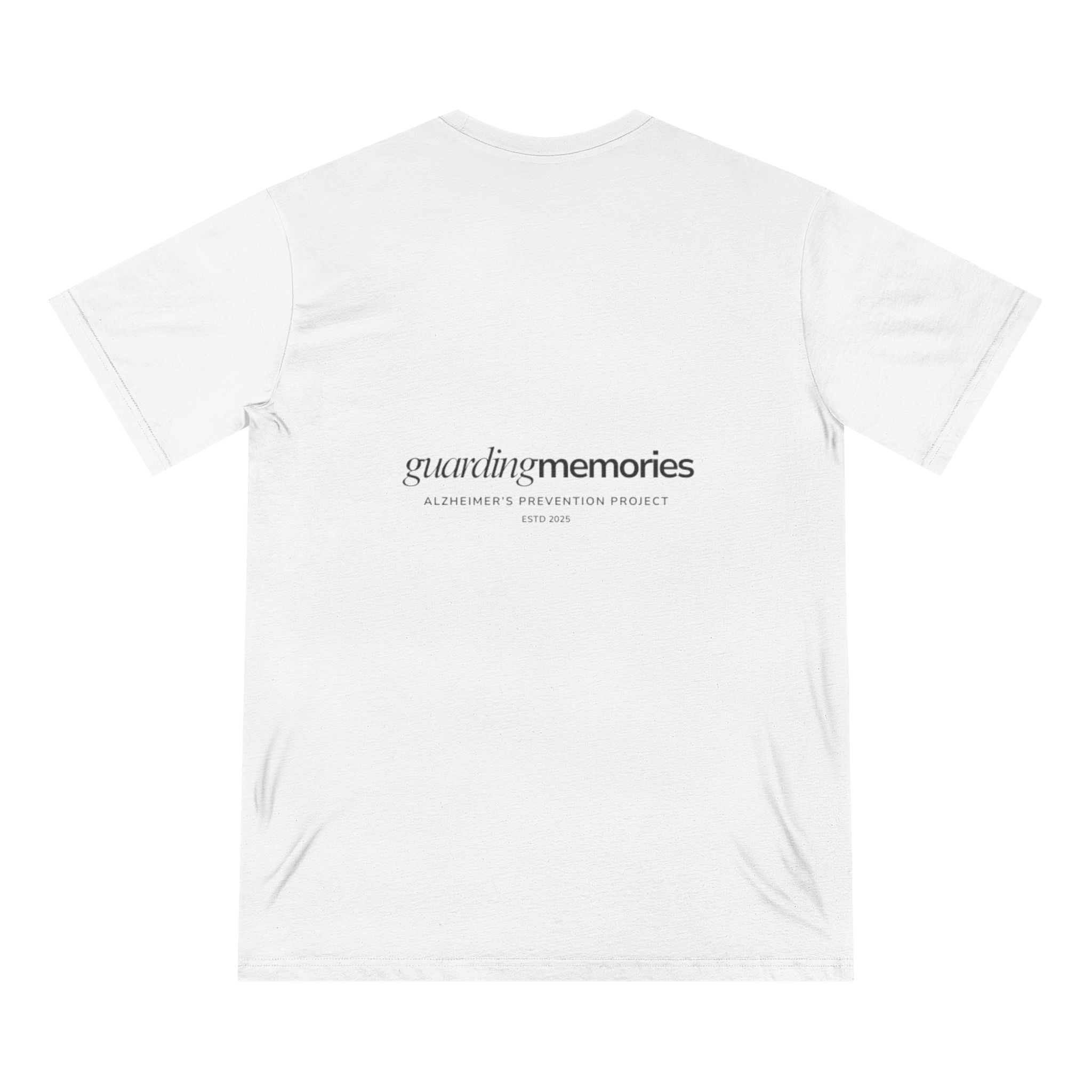 100% Organic Cotton Guarding Memories T-shirt - Alzheimer's Prevention Project
