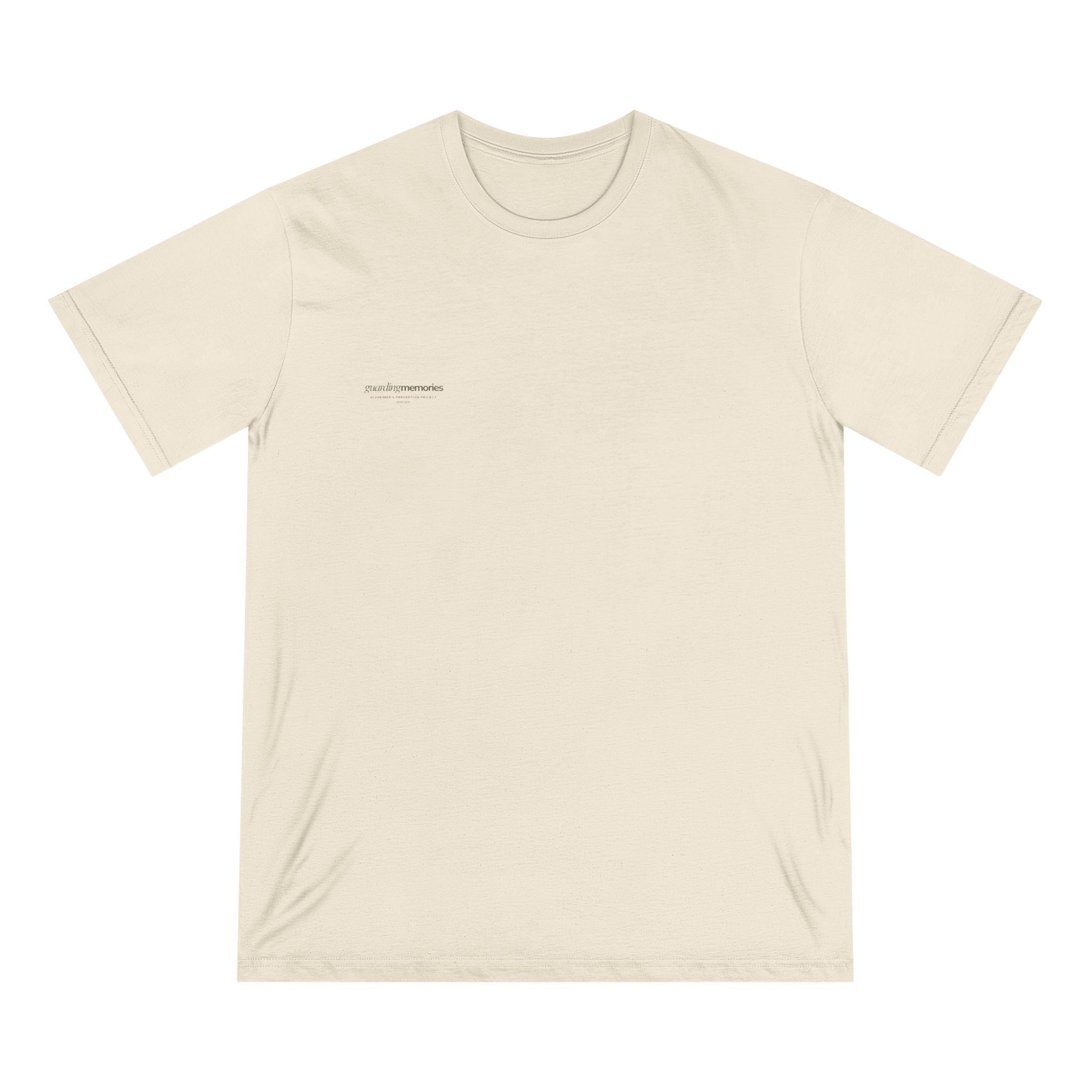 100% Organic Cotton Alzheimer's Prevention Project T-Shirt — Minimal Tree Rooted in Prevention