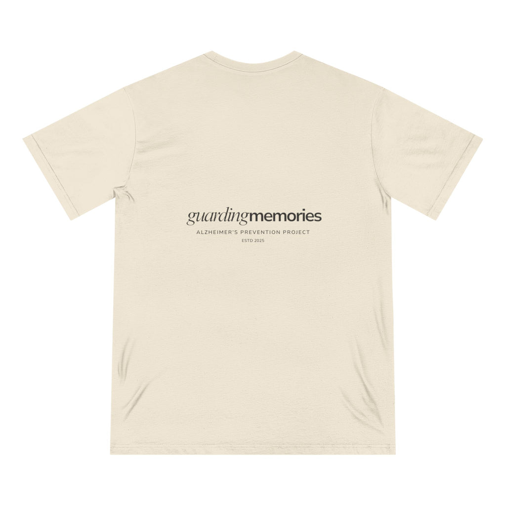 100% Organic Cotton Guarding Memories T-shirt - Alzheimer's Prevention Project