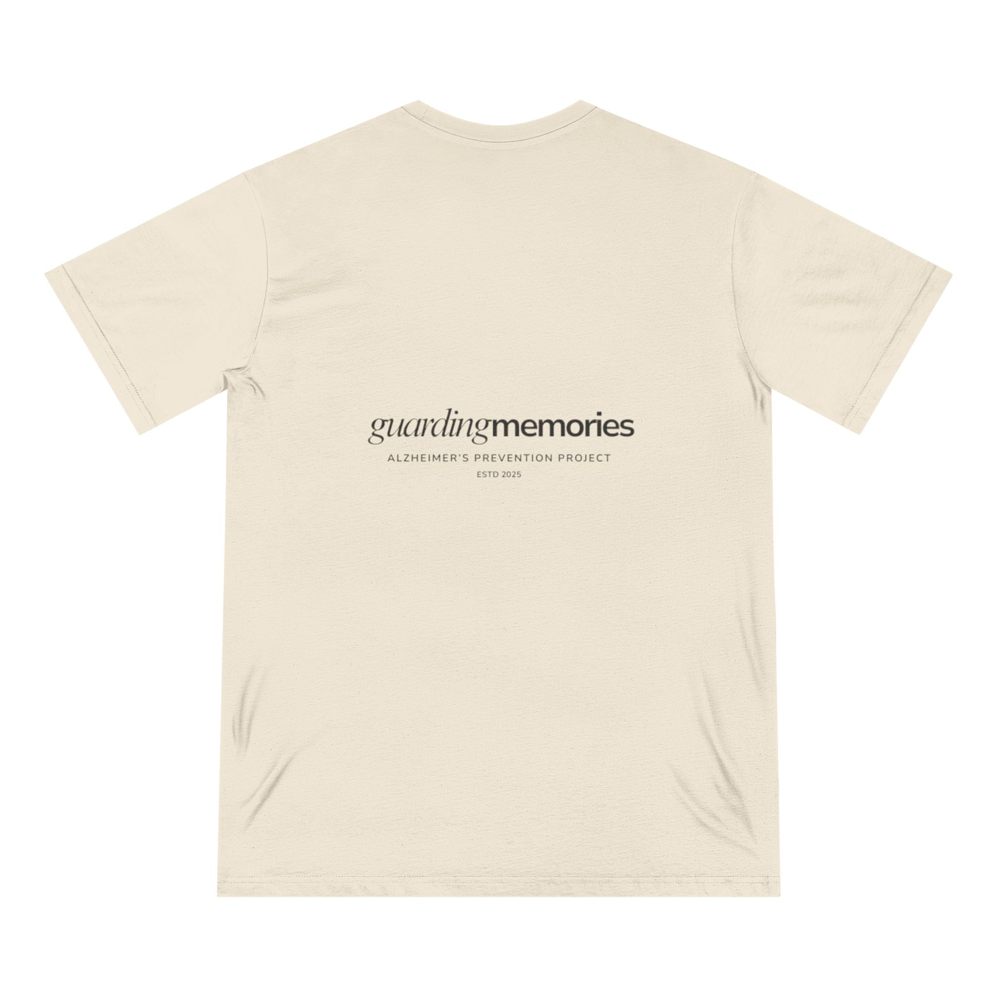 100% Organic Cotton Guarding Memories T-shirt - Alzheimer's Prevention Project